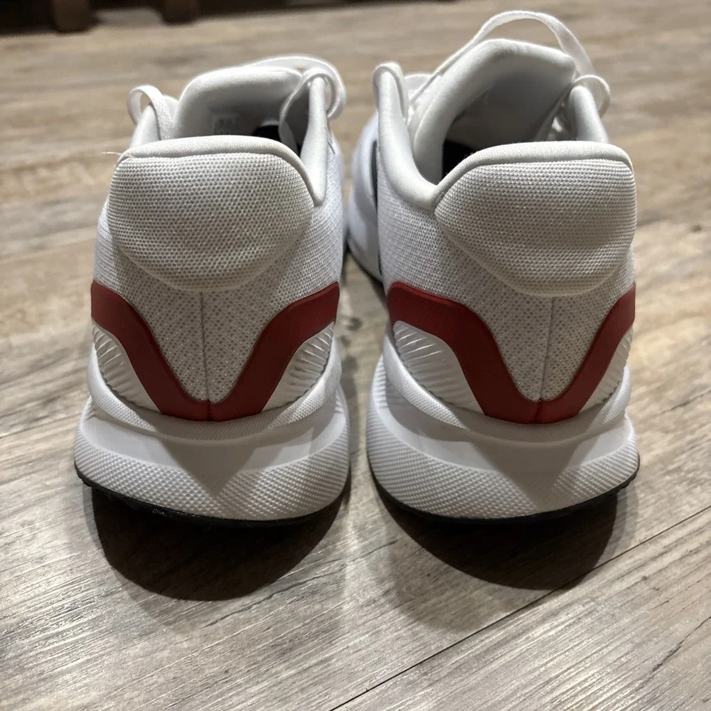 Adidas Men's Run Falcon 5 Sneaker‎ White/Black/Red Size 11 IE0551